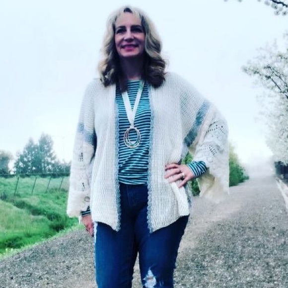 Anthropologie Sibilia Mixed Metals Rings Necklace - Picture 2 of 2